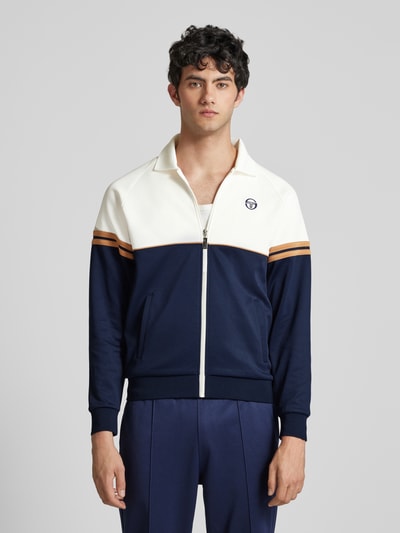 SERGIO TACCHINI Sweatjack met ritssluiting, model 'ORION' Donkerblauw - 4