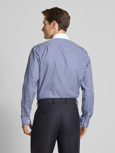 SEIDENSTICKER REGULAR FIT Regular fit vrijetijdsoverhemd met kentkraag, model 'Shark' Marineblauw - 5