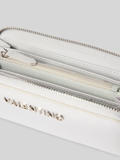 VALENTINO BAGS Portemonnee met labeldetail, model 'DIVINA' Zilver - 3