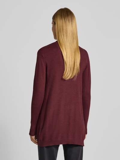 B.Young Cardigan met ribboorden, model 'NONINA' Bordeaux - 5