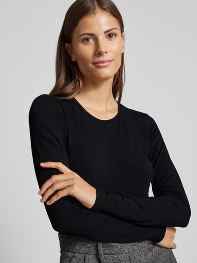 Weekend Max Mara Longsleeve mit Rundhalsausschnitt Modell 'MULTIE' Black 3