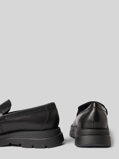 Steve Madden Loafer aus Rindsnappa mit Profilsohle Black 2