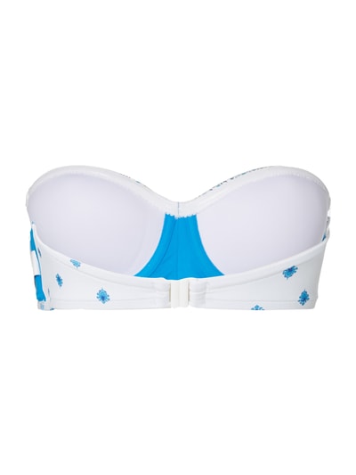 Seafolly Bikini-Oberteil mit ornamentalem Muster  Weiss 3