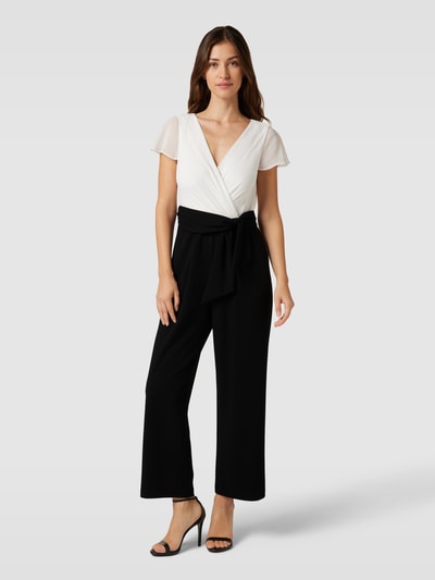 Christian Berg Cocktail Jumpsuit met vlindermouwen Zwart - 4