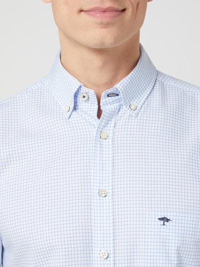 Fynch-Hatton Regular Fit Freizeithemd mit Streifenmuster Modell 'All Season' Bleu 3