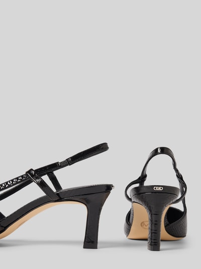 MICHAEL Michael Kors Pumps met structuurmotief, model 'ALORA' Zwart - 2