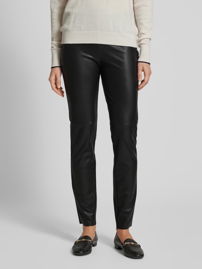 Christian Berg Woman Leggings in Leder-Optik Black 4