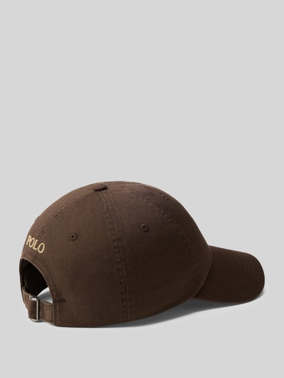 Polo Ralph Lauren Czapka z daszkiem z czystej bawełny Czekoladowy 3