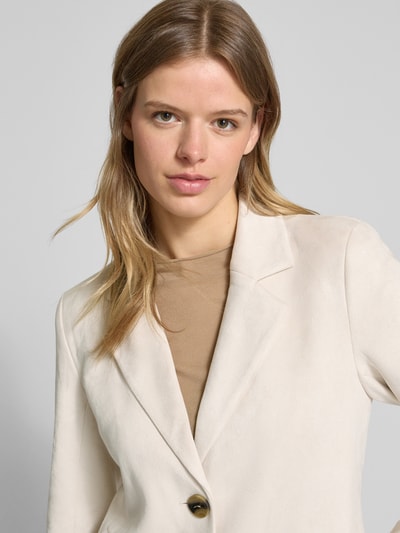 Only Regular Fit Mantel mit Zierknöpfen Modell 'DIANE' Beige 3