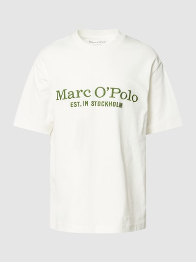 Marc O'Polo T-Shirt mit Logo-Stitching Offwhite 2