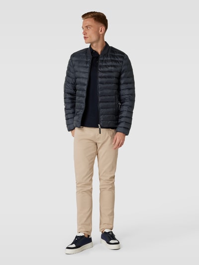 Gant Steppjacke mit Label-Print Black 1