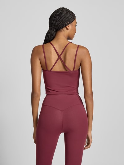 PUMA Top met spaghettibandjes en logoprint Bordeaux - 5