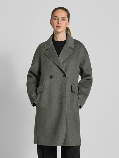 OPUS Wollmantel mit Reverskragen Modell 'Havilda' Mint 4