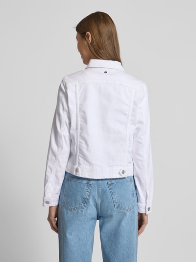 Marc Cain Regular Fit Jeansjacke mit Brusttaschen Weiss 5