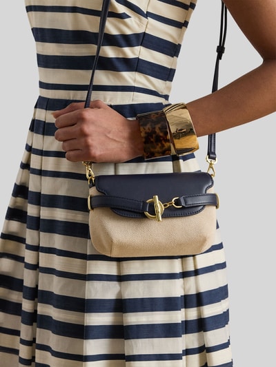 Lauren Ralph Lauren Umhängetasche aus Segeltuch mit Gürteldetail Dunkelblau 5