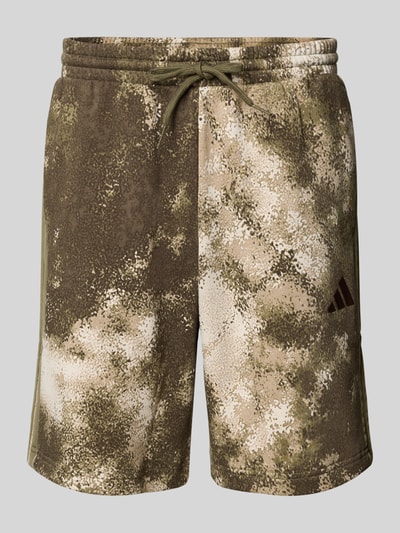 adidas Sportswear Szorty z dzianiny dresowej z elastycznym pasem Oliwkowy 2