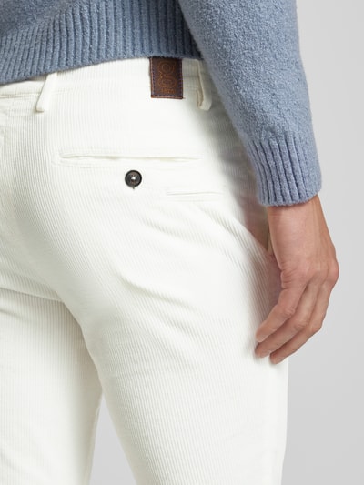 g1920 Slim Fit Cordhose Modell 'Subway' Weiss 3