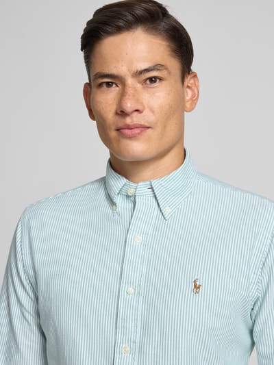 Polo Ralph Lauren Custom fit vrijetijdsoverhemd met button-downkraag Lichtgroen - 3