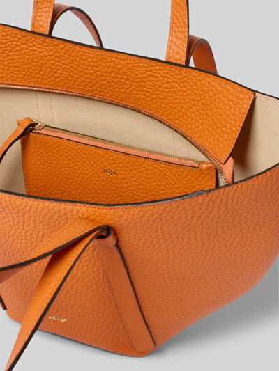 Abro Handtasche mit Label-Detail Modell 'COSMO' Orange 5
