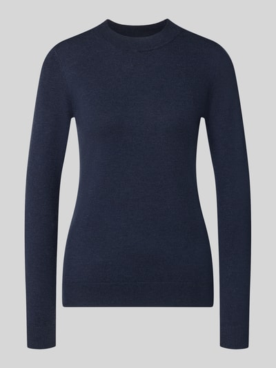 Christian Berg Woman Slim Fit Strickpullover mit elastischen Abschlüssen Dunkelblau 1