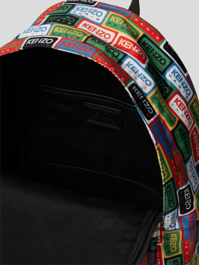 Kenzo Rucksack mit Allover-Logo Gruen 6