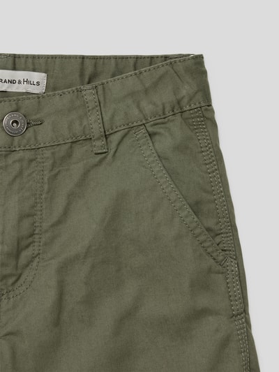 OVS Shorts mit Label-Stitching Modell 'CARPENTER' Khaki 2