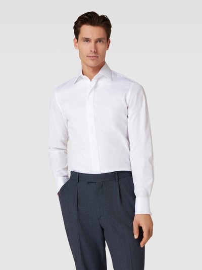 Profuomo Slim Fit Business-Hemd Modell 'WIDESPREAD' Weiss 4