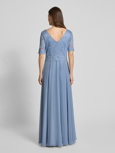 Vera Mont Abendkleid mit Ausbrenner-Effekt Hellblau 5