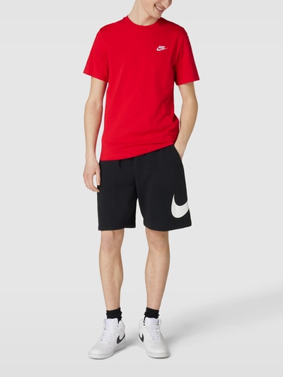 Nike T-Shirt mit Logo-Stitching Modell 'CLUB' Rot 1