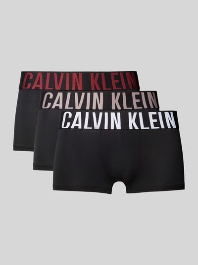 Calvin Klein Underwear Trunks mit Logo-Bund im 3er-Pack Black 1