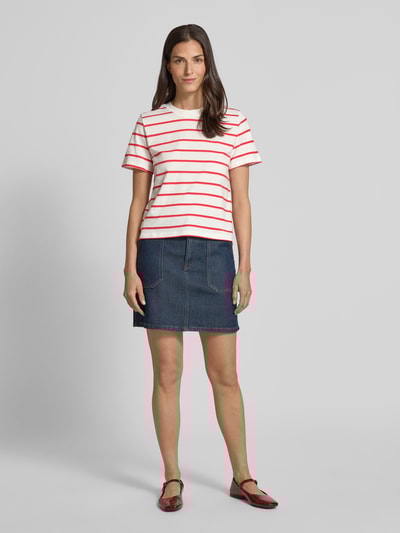 s.Oliver RED LABEL Regular fit T-shirt van puur katoen Wit - 1