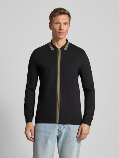 PAUL SMITH Regular Fit Cardigan mit Reißverschluss Black 4
