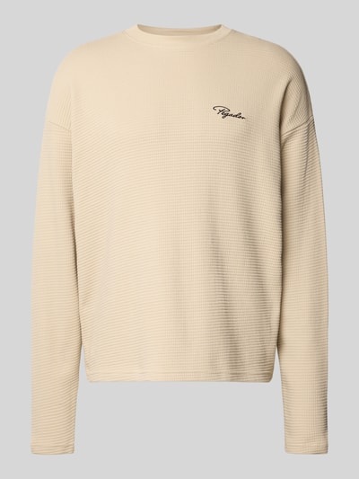 Pegador Oversized Sweatshirt mit Strukturmuster Ecru 2