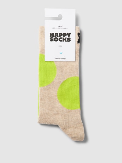 Happy Socks Socken mit Allover-Muster Beige 3