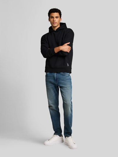 Tom Tailor Denim Relaxed Fit Hoodie aus Baumwoll-Mix mit Peanuts Motiv-Print Black 1