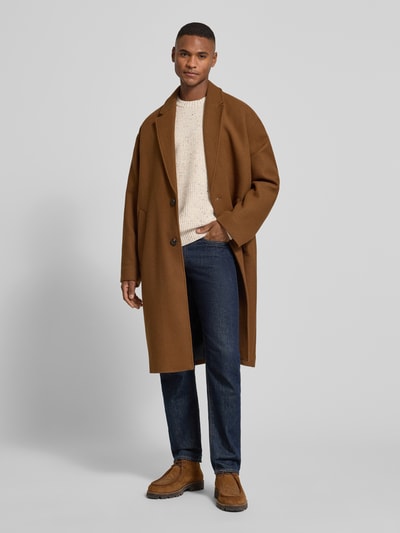 Tom Tailor Regular fit gebreide pullover van katoenmix  Offwhite - 1