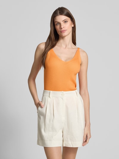 moves Trägertop mit V-Ausschnitt Modell 'Madeline' Orange 4