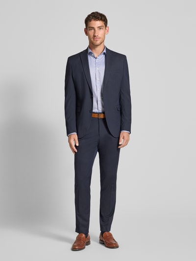 Profuomo Regular Fit Business-Hemd mit Knopfleiste Blau 1