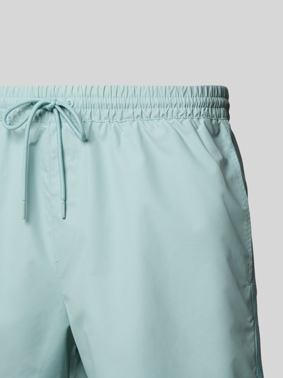 Calvin Klein Underwear Spodenki kąpielowe z nadrukiem z logo Lazurowy 2