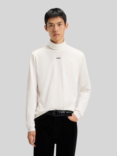 HUGO Regular fit coltrui van puur katoen, model 'DAPOROLLO' Wit - 4