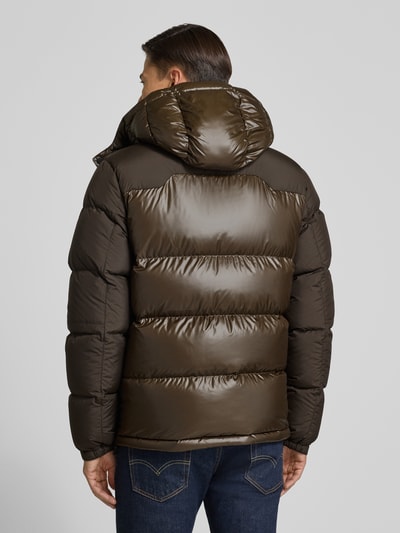 Polo Ralph Lauren Steppjacke mit Label-Stitching Dunkelbraun 5