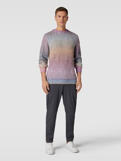 MCNEAL Gebreide pullover met ronde hals Violet - 1