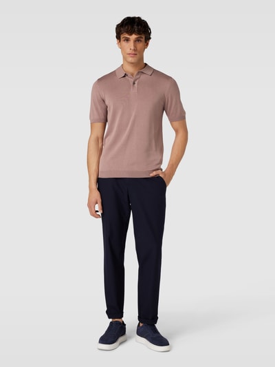 Roy Robson Poloshirt in effen design Paars - 1