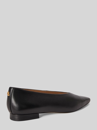 Lauren Ralph Lauren Ballerina aus echtem Rindsleder Black 4