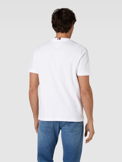 Tommy Hilfiger T-Shirt mit Label-Print Weiss 5