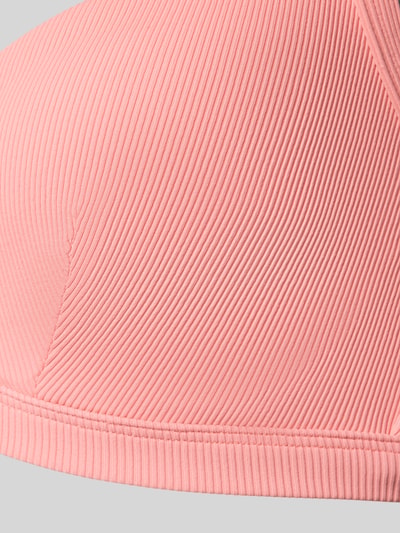 Produktfoto, Bikini-Oberteil mit Strukturmuster Modell 'Cimazy' von Barts in Rosa, feine Rippstruktur, stretchiger Material-Mix