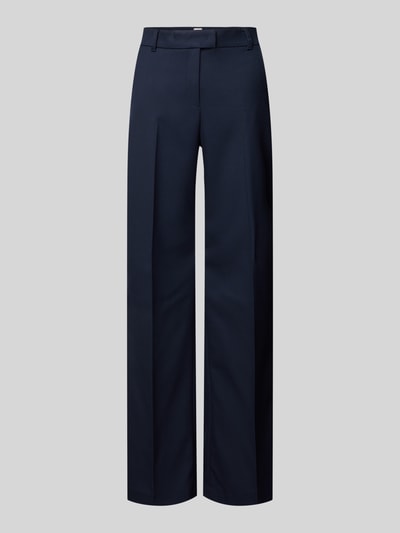 Brax Straight fit stoffen broek met viscose, model 'Maine' Marineblauw - 2