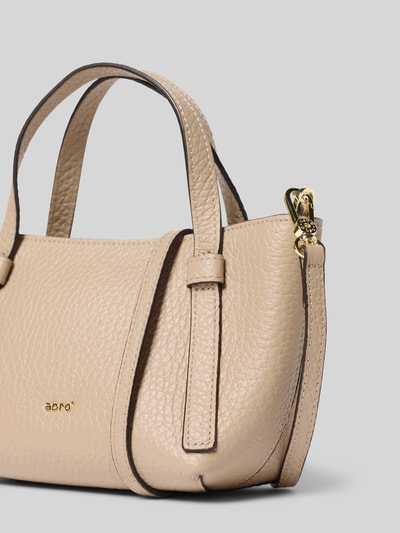 Abro Torebka z aplikacją z logo model ‘COSMO mini’ Szarobrązowy 3