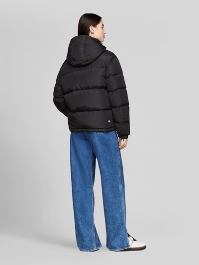 Tommy Jeans Regular Fit Steppjacke mit abnehmbarer Kapuze Black 5