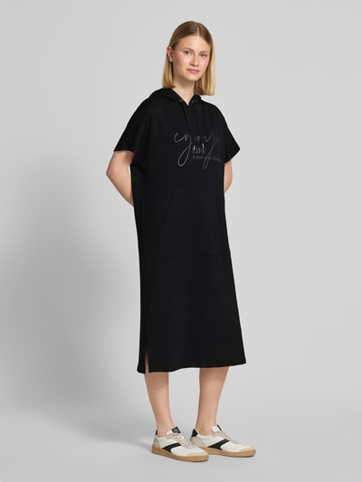 Soyaconcept Sukienka z dzianiny dresowej z kapturem model ‘BANU’  1